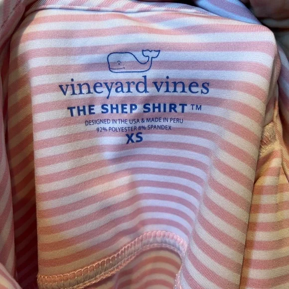 Vineyard Vines Women’s Performance Sankaty Shep
Pink Striped Shirt Size XS - Picture 11 of 12